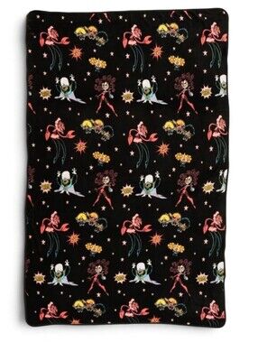 Powerpuff Girls Bedding Super Soft Plush Blanket Girls vs Villains Black